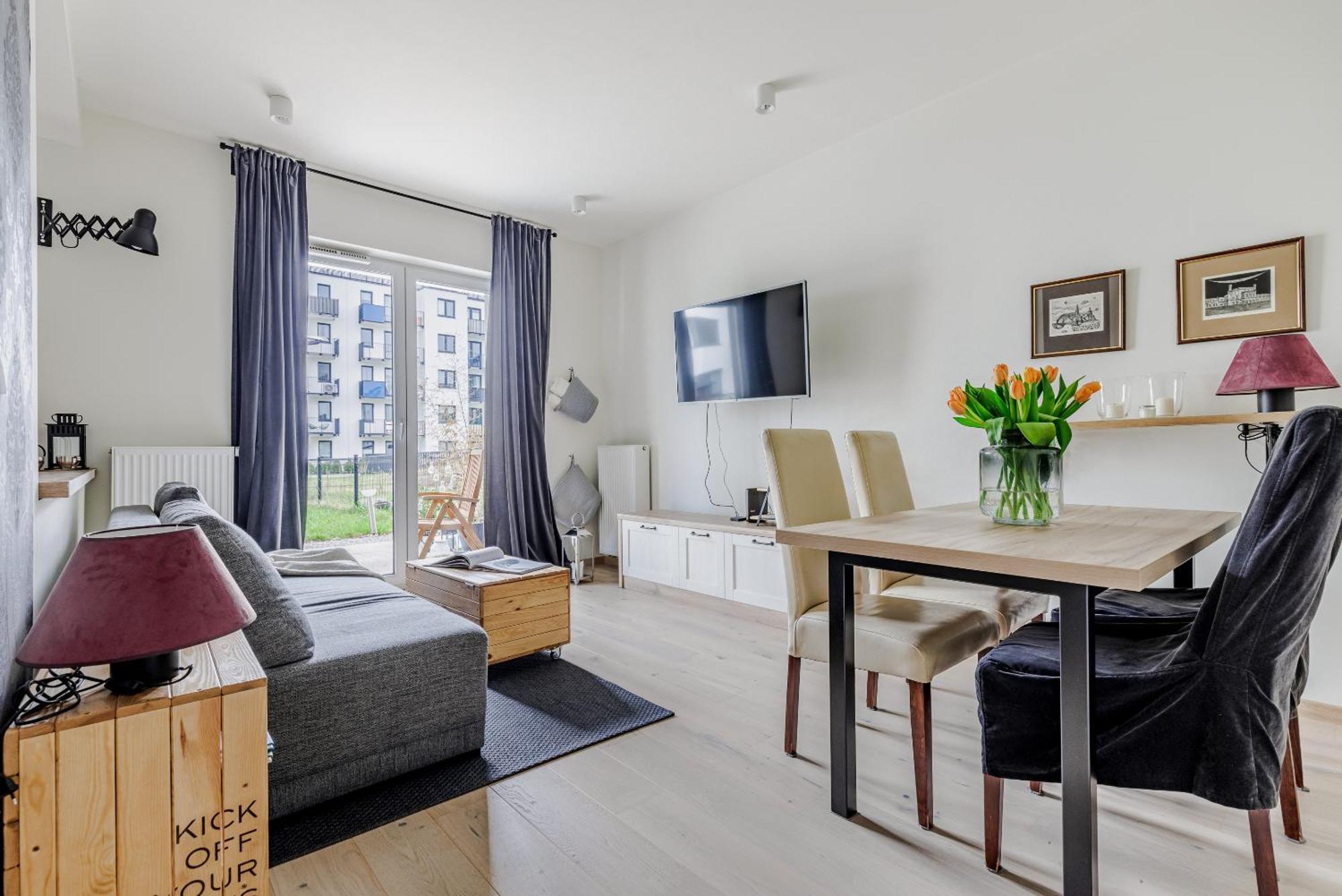 Relax&Comfort New Waw 50 Sqm With Terrace, Garden, Free Parking And Ac Варшава Экстерьер фото