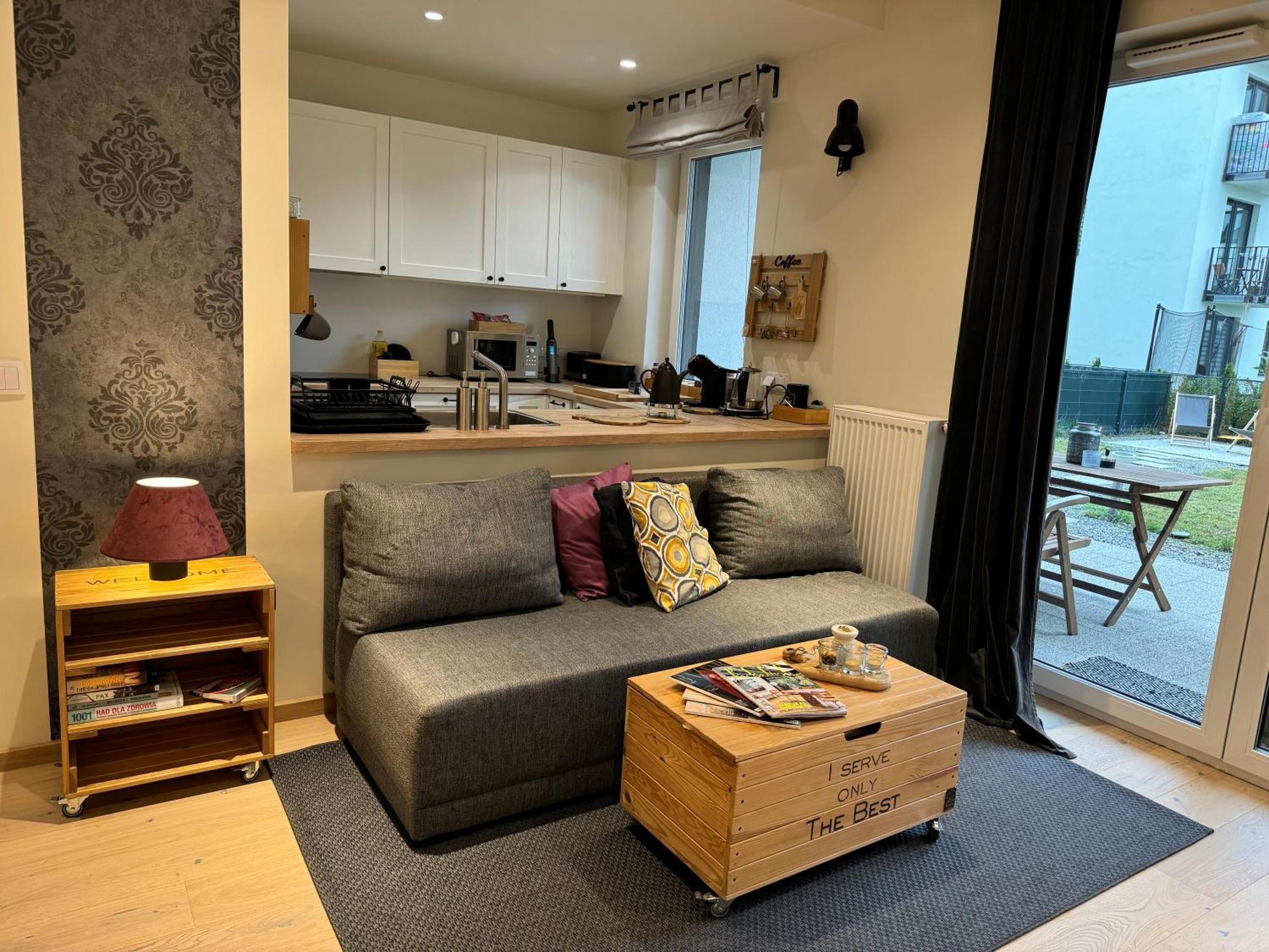 Relax&Comfort New Waw 50 Sqm With Terrace, Garden, Free Parking And Ac Варшава Экстерьер фото